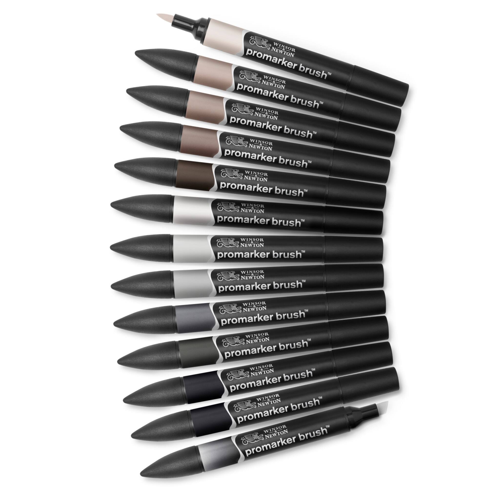 Winsor & Newton® 13 Neutral Promarker Brush™ Set